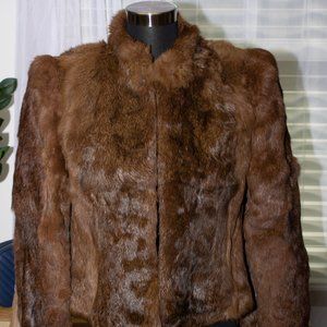 Vintage Rabbit Fur Coat
